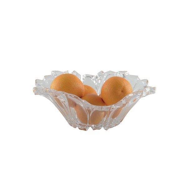 Acryl fruit gesneden 40 cm gouden rand