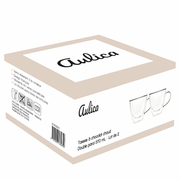 Dubbele muur chocoladebekers 370 ml - veel 2