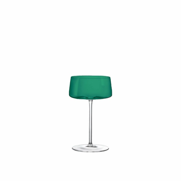 220 ml vergulde rand Champagne Cutters - veel 6