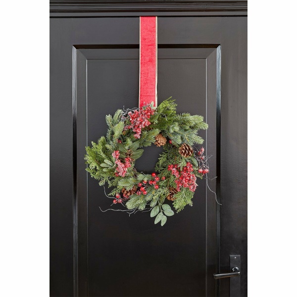 Randell Kerstkrans - Ø40 cm - Rood