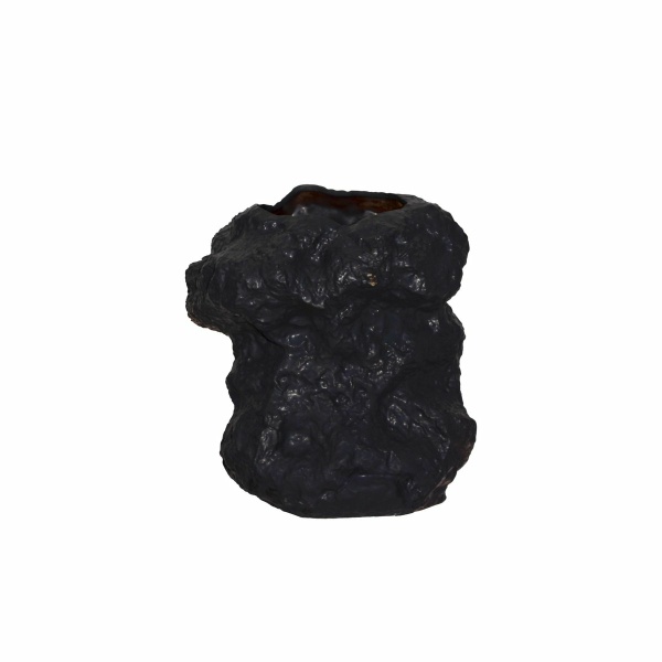 Keramische vaas m. look van rock, trendy natuurlijk design.CHU32ZW