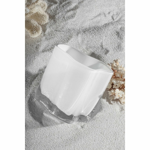 Nieuwe moderne designvaas geïnspireerd op CORAL en Aalto, COR13WH