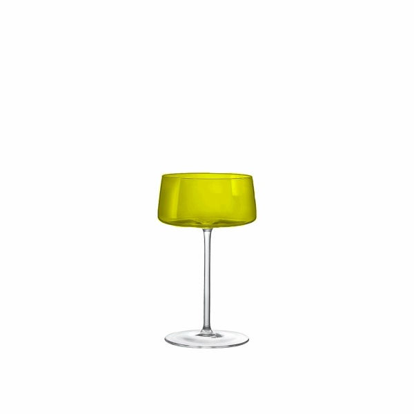 220 ml vergulde rand Champagne Cutters - veel 6