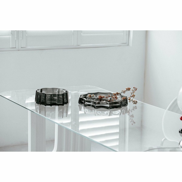 Modern-Klassiek Luxe grote kom of schaal, stijlvol design, LENOX 05 Grey