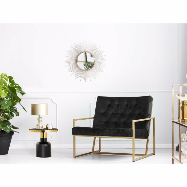 Bijzettafel rond ø 45 H 45 cm Decoratieve tafel Lampentafel Salontafel Glamtafel Metaal en email