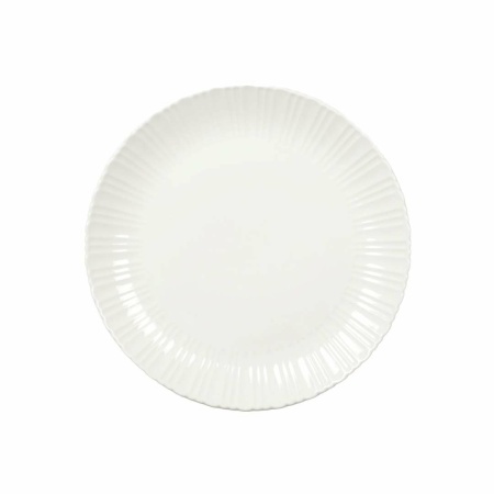 Flora witte dessertplaat 21.3x21.3x2cm