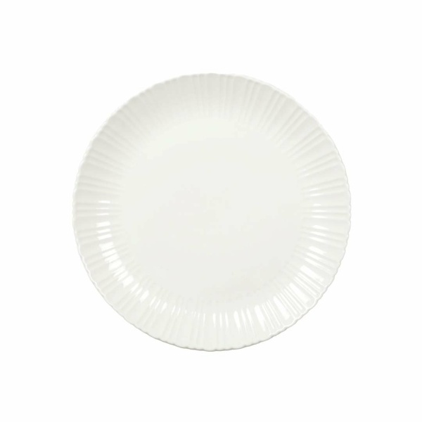 Flora witte dessertplaat 21.3x21.3x2cm