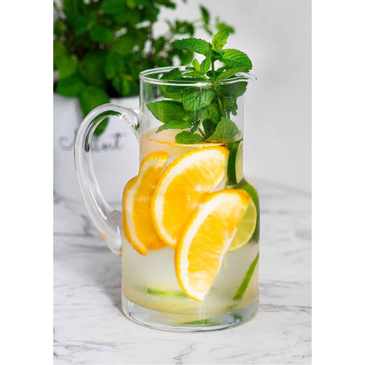 Glazen werper 1.2L H21cm