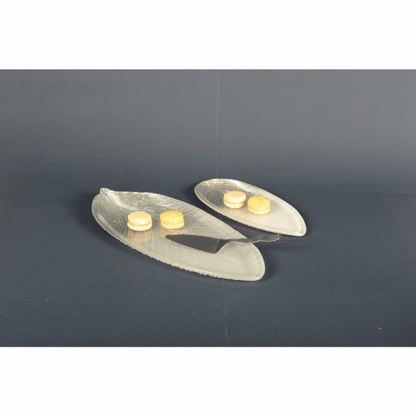 Zilver zilvermodel blad 30x14x2cm