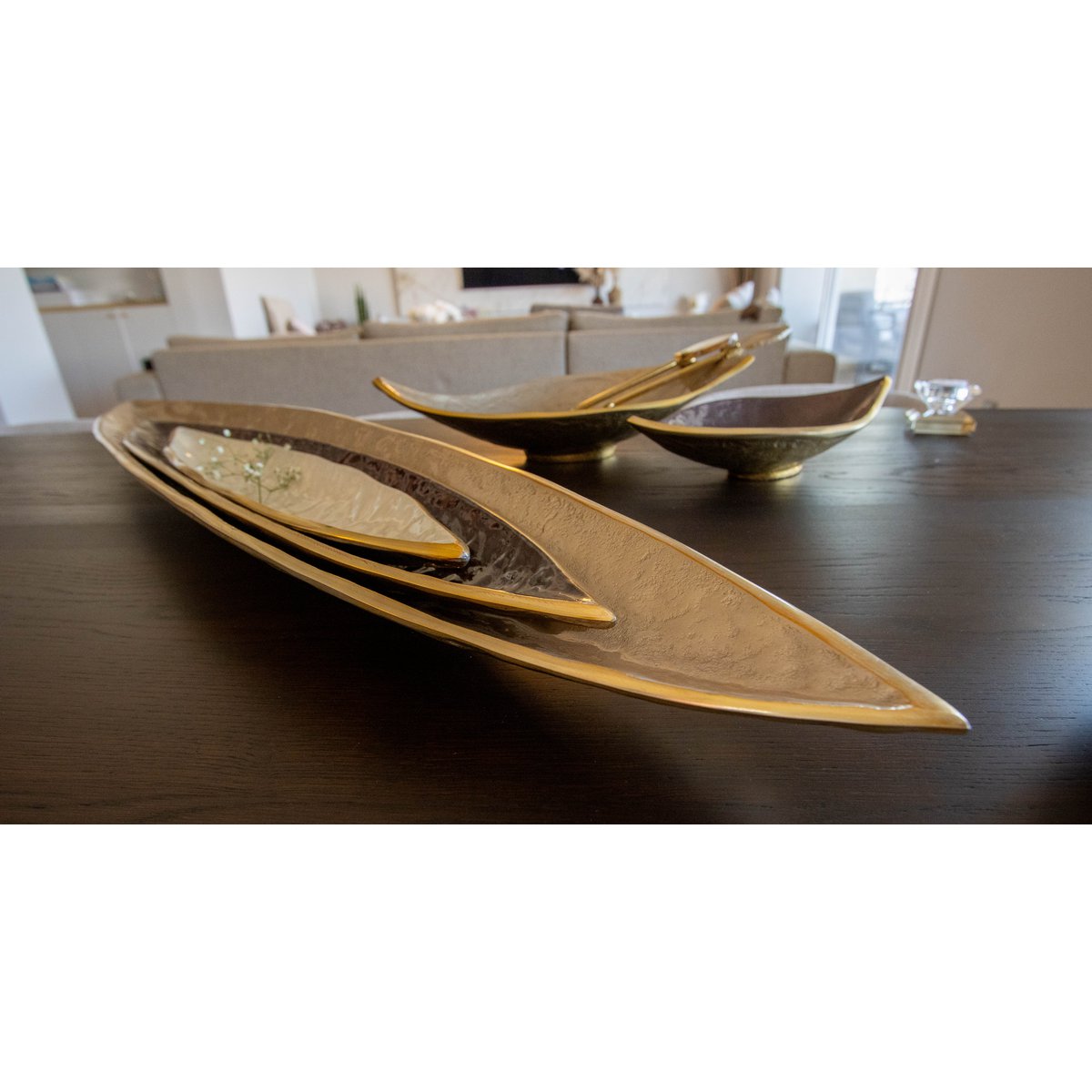 Aluminium zand decoratieve snit 94x19x6cm