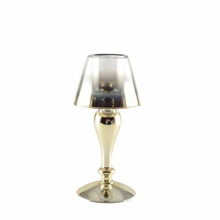 Golden Standing Candle Holder 12.5x12.15x25cm