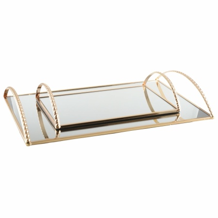 Gouden model rechthoekige lade