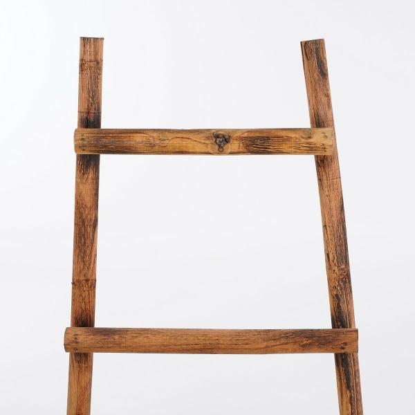 Decoratie Ladder - L29 x B49 x H119 cm - Bruin