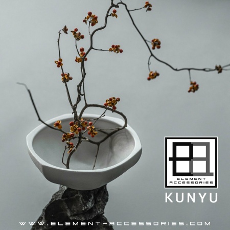 Kom in moderne Aziatische stijl, hoogwaardig design en afwerking, KUNYU30WH