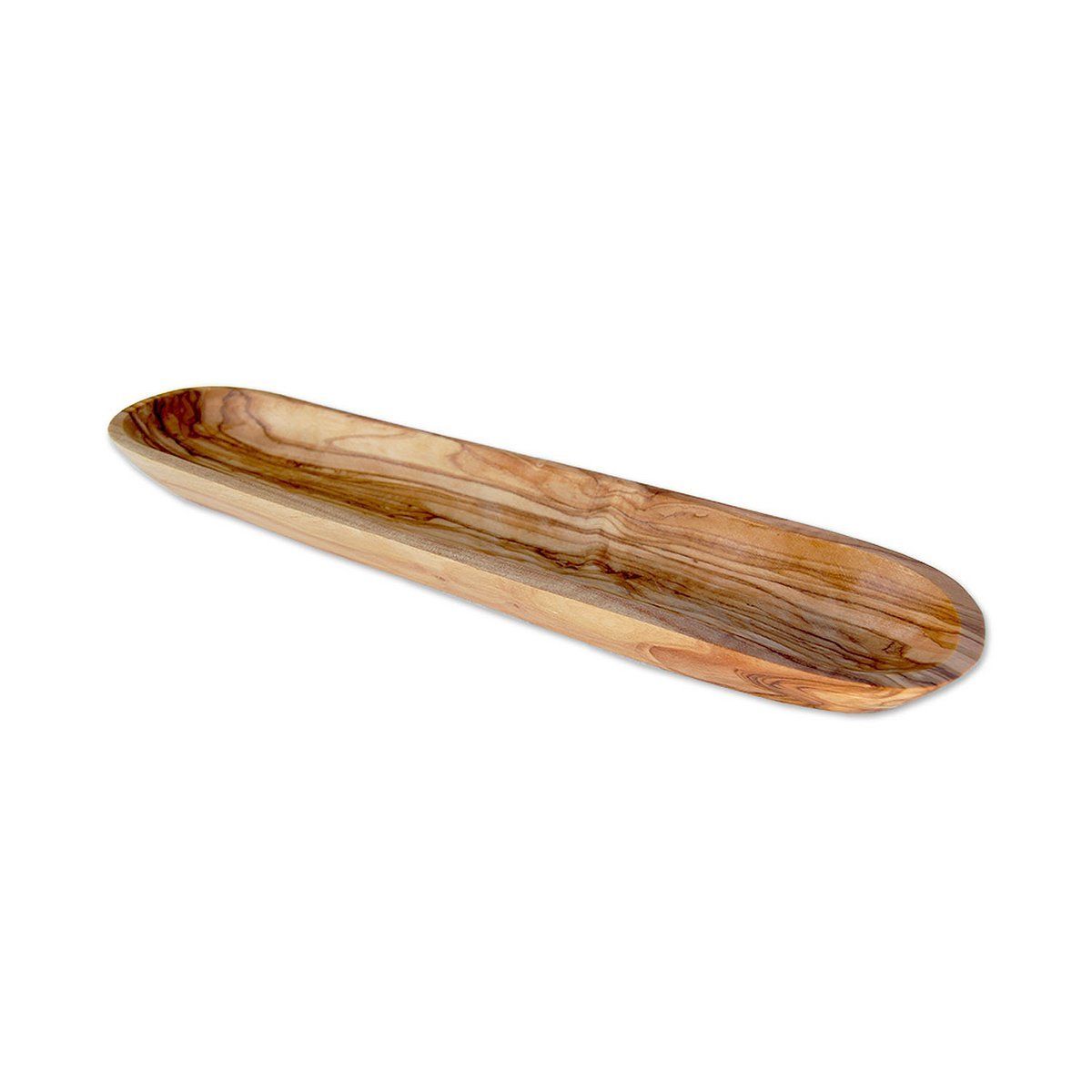 Badkamerplank van fijn olijfhout, 30 cm