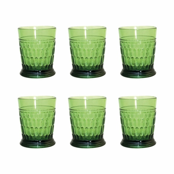 Acryl -glazen groene waterslijsten - veel 6
