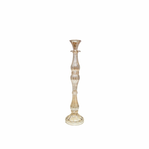 Grote H41cm Amber Amber Candlestick