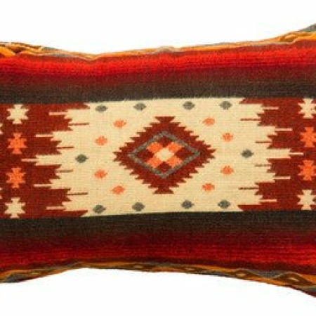Kussen 40x60cm - Native Quilotoa Red - inclusief binnenkussen met eendenveren