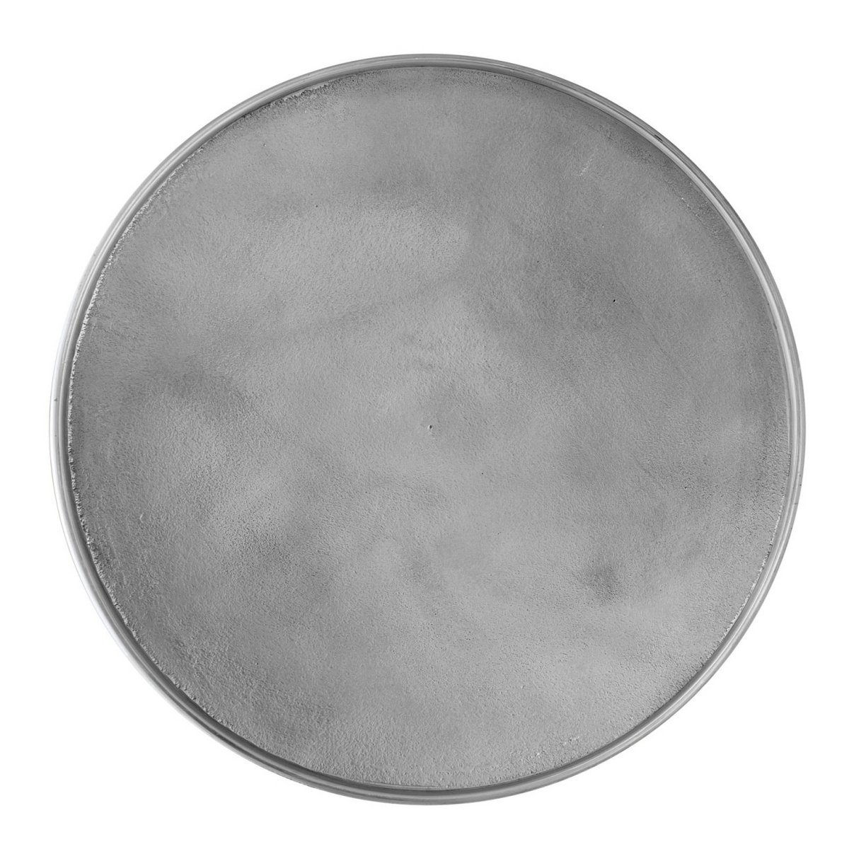 Decoratieve tafel metalen bijzettafel ø 40 x 45 cm rond Cairo zilver of goud aluminium oriental
