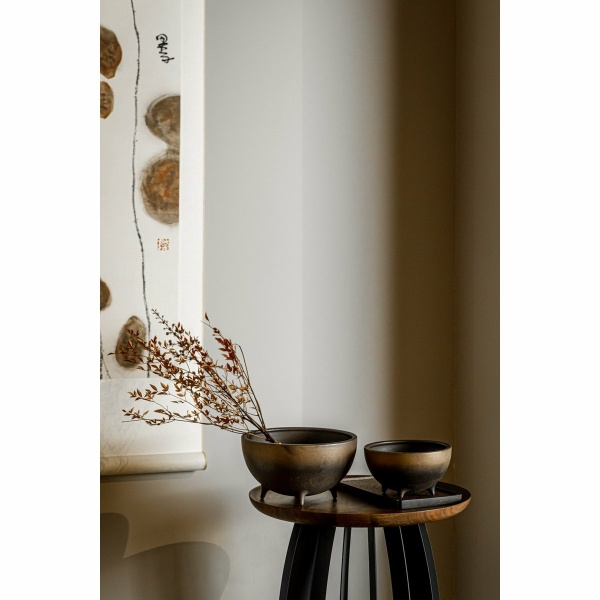 New Moderne keramische bol grote kom East+West, OTA10BB