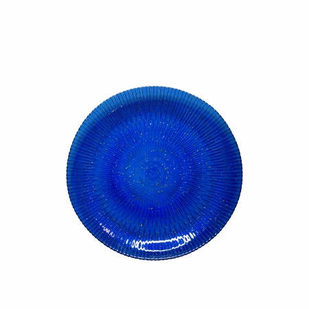 Constellatie blauwe platte plaat 28x28x2.5 cm