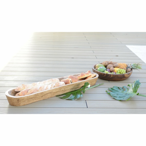 Houten decoratieve snit 100x22x10cm