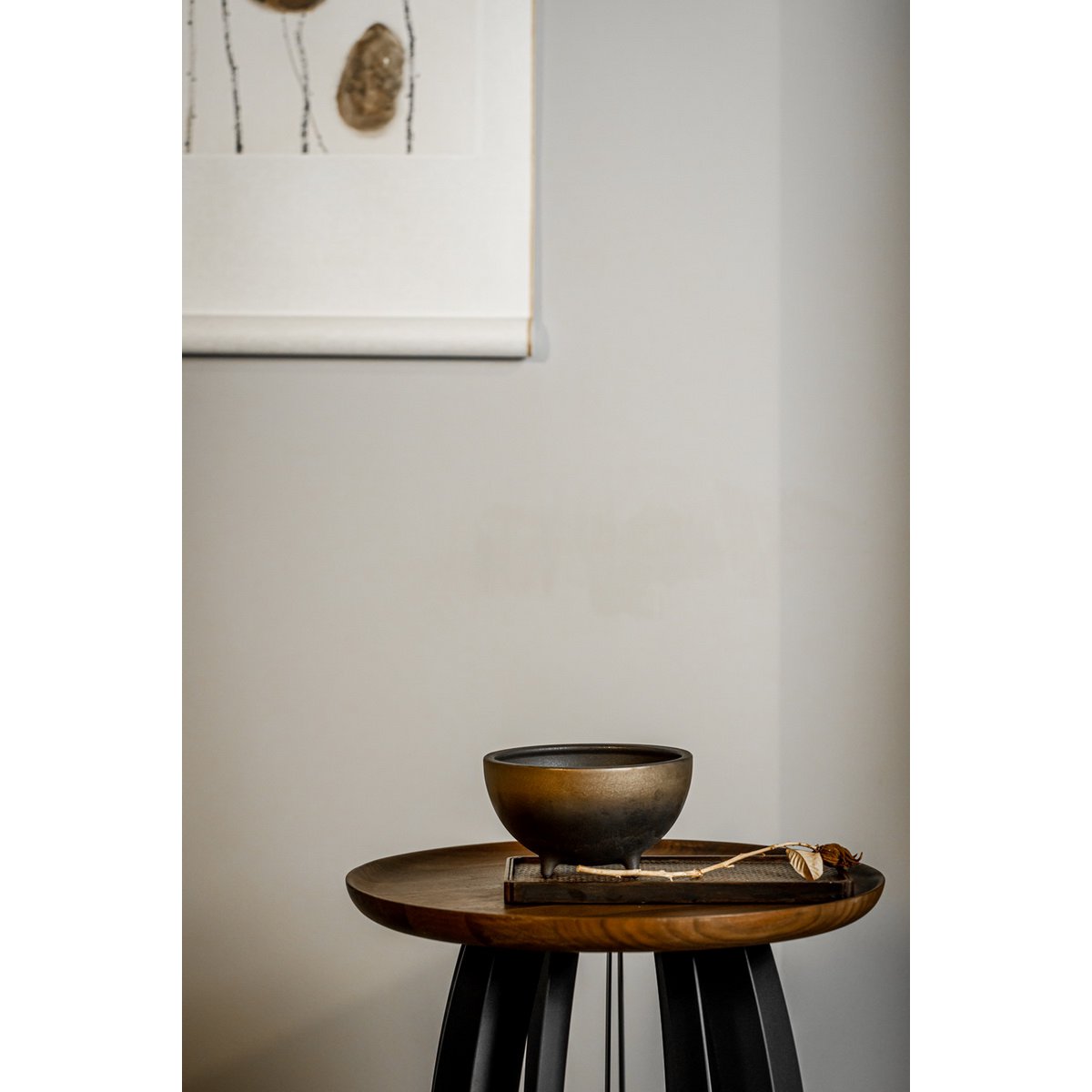 New Moderne keramische bol grote kom East+West, OTA10BB