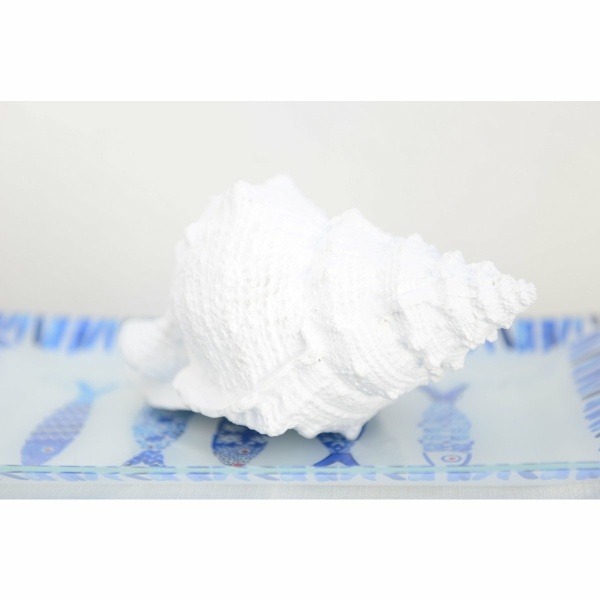 Decoratieve witte schaal 25x17x13cm
