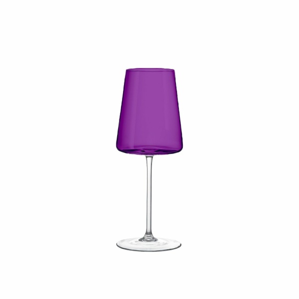400 ml 6 -gecoleerde wijnglazen - veel 6