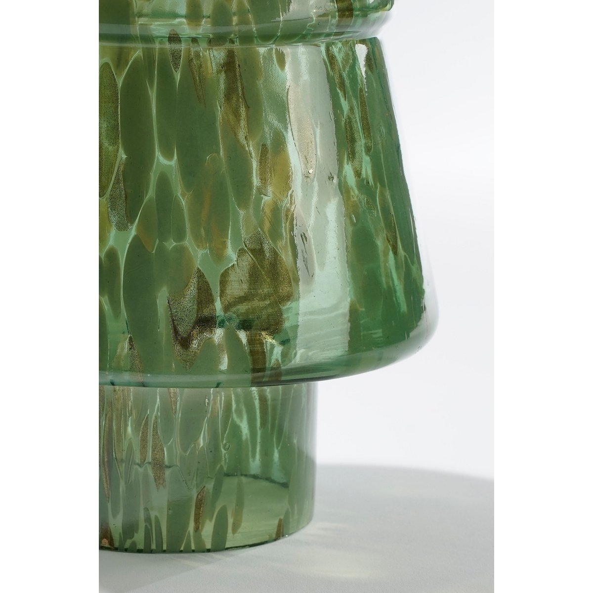 Kerstdecoratie Boom - H42 x Ø16 cm - Glas - Groen