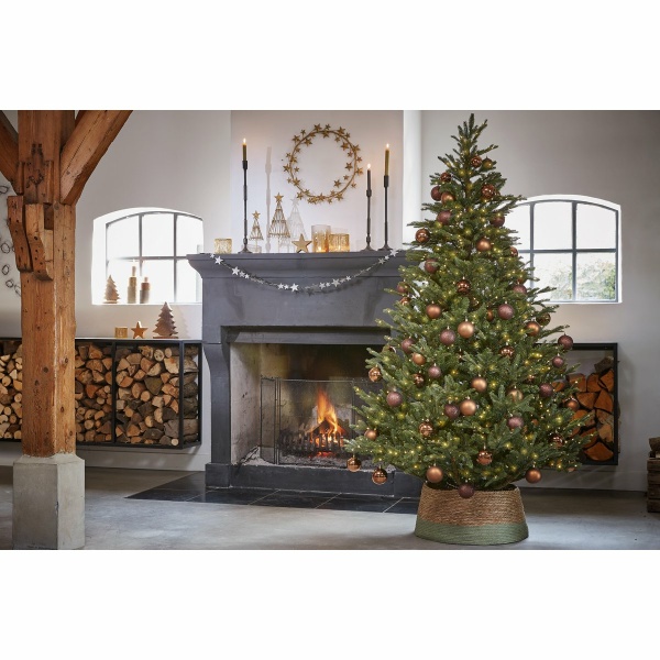 Kerstboomrok - H26 x Ø58 cm - Zeegras - Groen