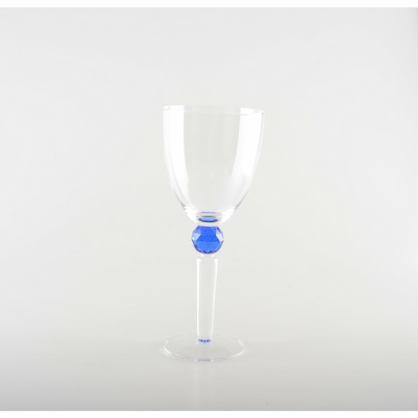 Wijnglazen met ronde diamantvoet 4 kleuren - veel van 4