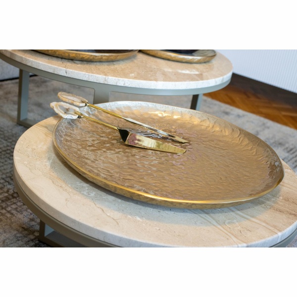 Ronde zanddecoratieve snit 48x48x4,5 cm