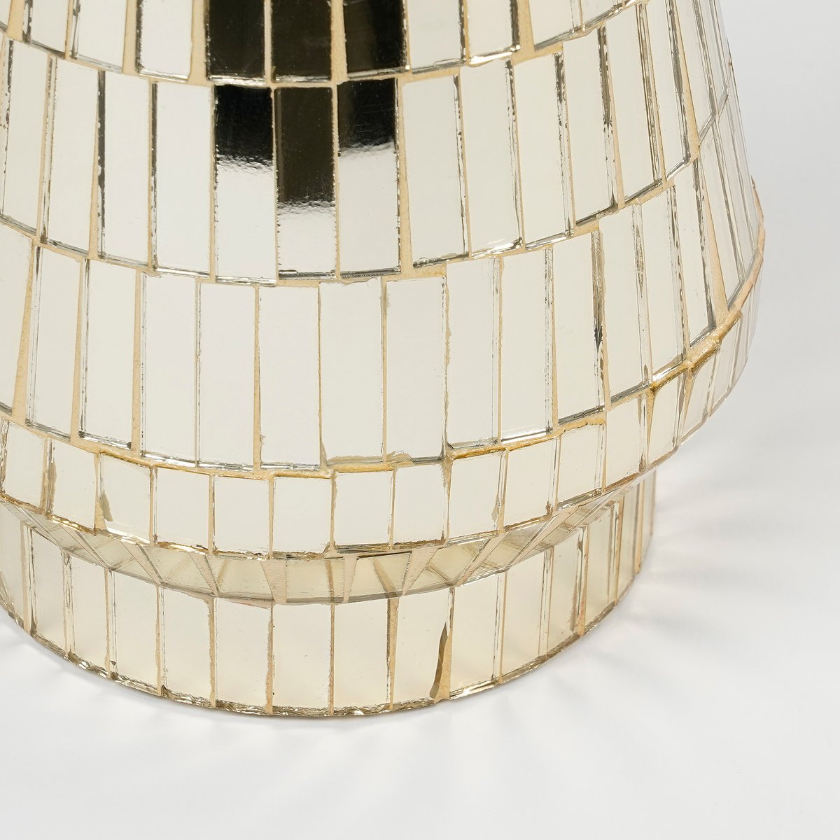 Decoratie Kerstboom - H33 x Ø13 cm - Glas - Goud