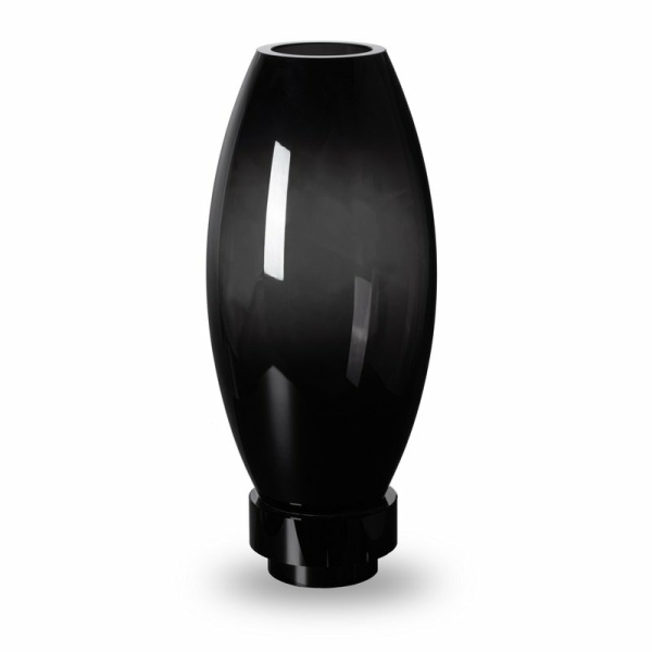 Grote moderne vaas, innovatief design, achterkant van hoogwaardig glas. RUD44ZW