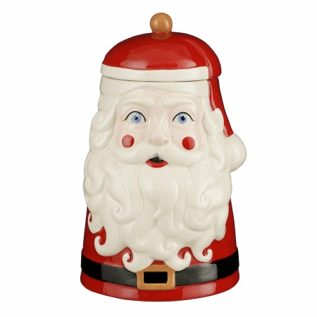 Celebration Voorraadpot - L16 x B16 x H26 cm - Steengoed - Rood