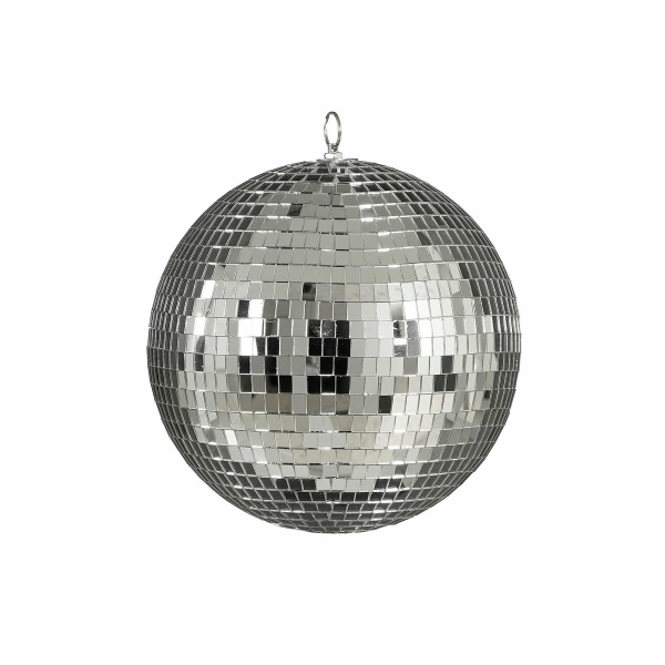 Kerst Discobal - Ø25 cm - Zilver