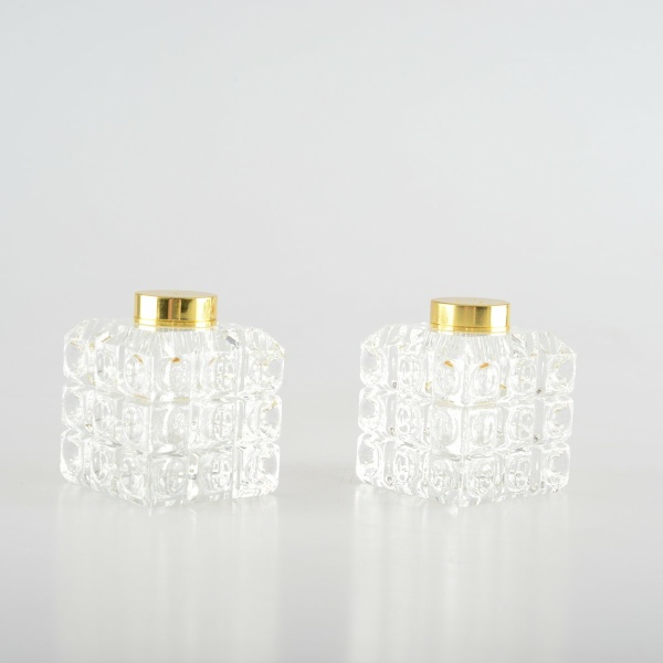 Zout en pepers goud 5x5x5cm