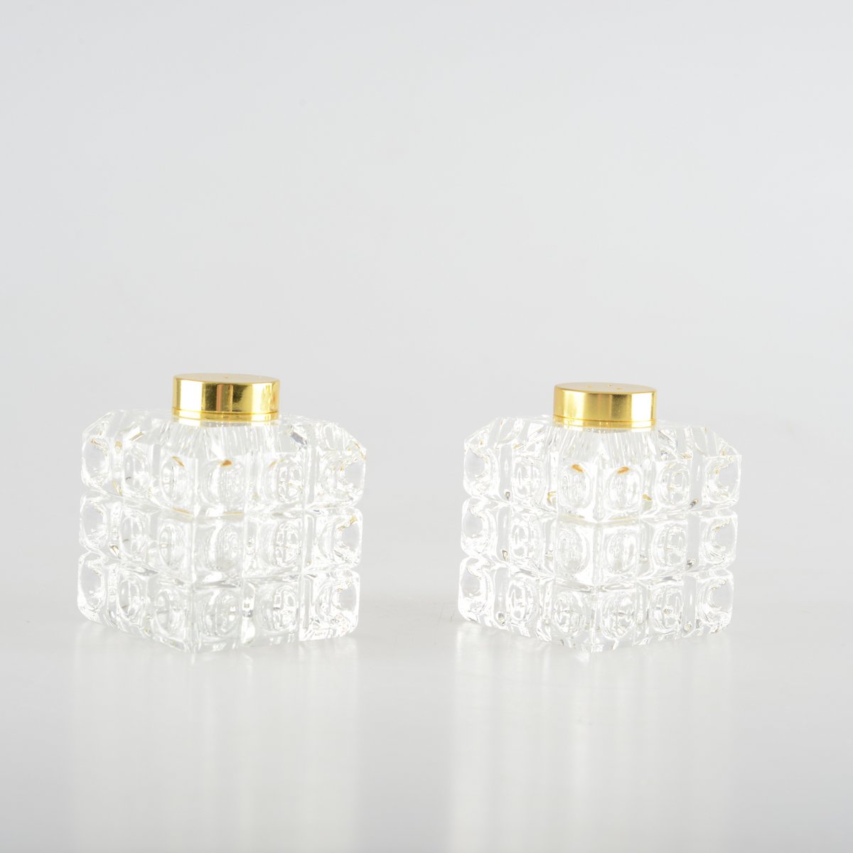 Zout en pepers goud 5x5x5cm