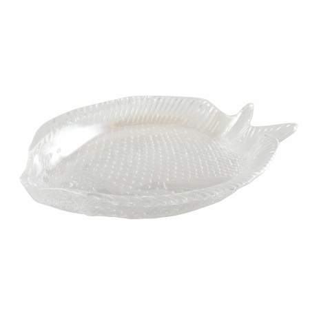 Glanzend glas visbeker 17,5x14,5 cm