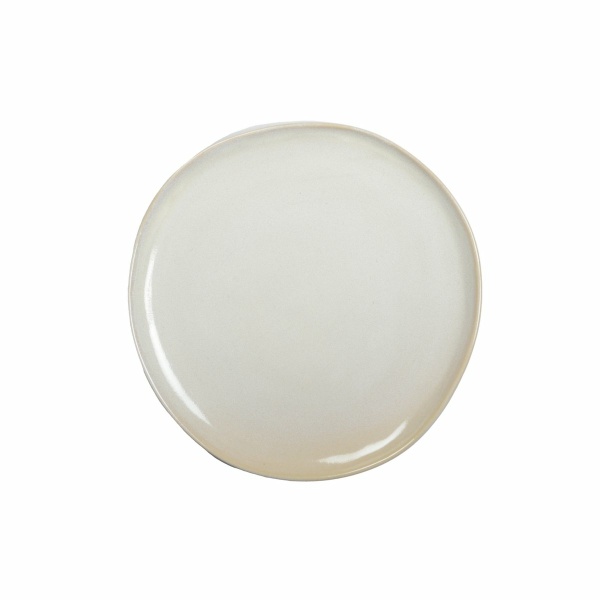 Witte platte plaat