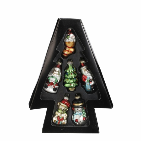 Kerst Ornamenten - Set 6 stuks - Glas - Groen