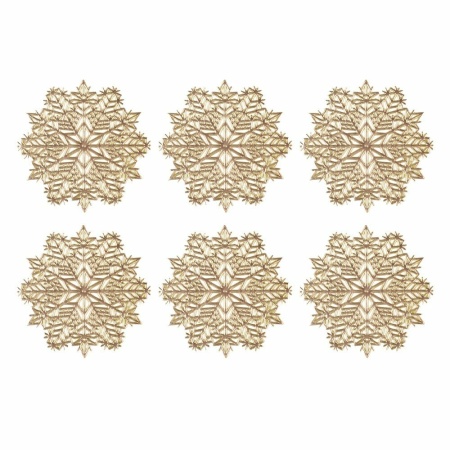 Golden Flock Glass - veel van 6