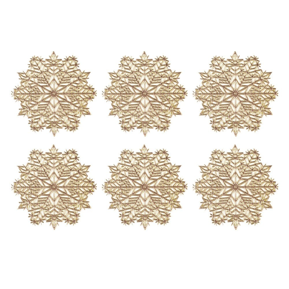 Golden Flock Glass - veel van 6