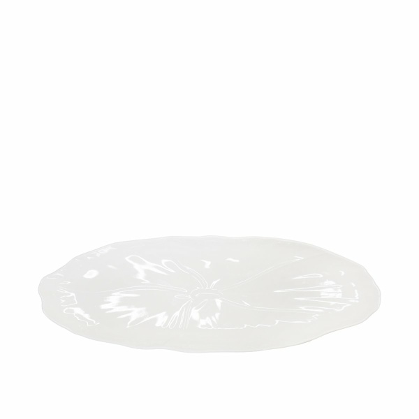 37 cm wit ovaal ovaalgerecht