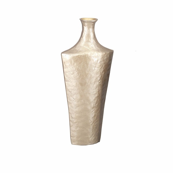 Vaas sable en aluminium 20x10x50cm