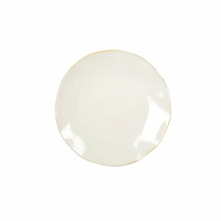 Rosa witte dessertplaat 20x20x2cm