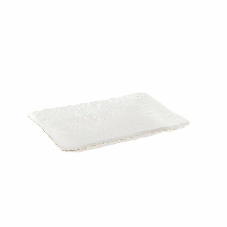 Cake -schotel gouden 23x14.5x2.5 cm