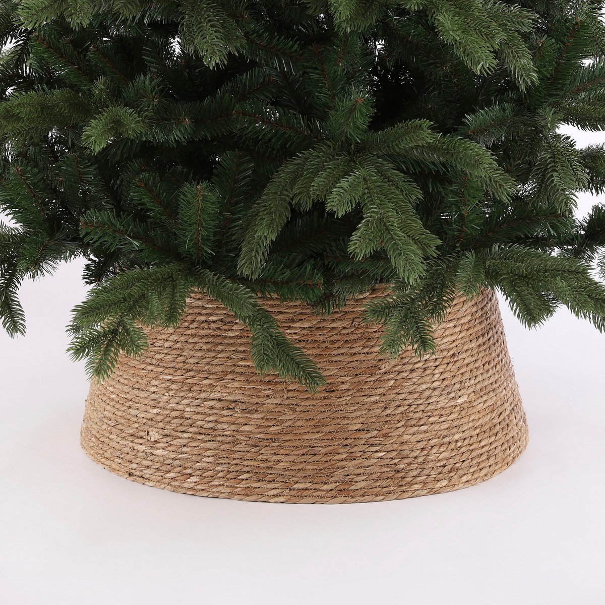 Kerstboomrok - H26 x Ø58 cm - Zeegras - Naturel Bruin