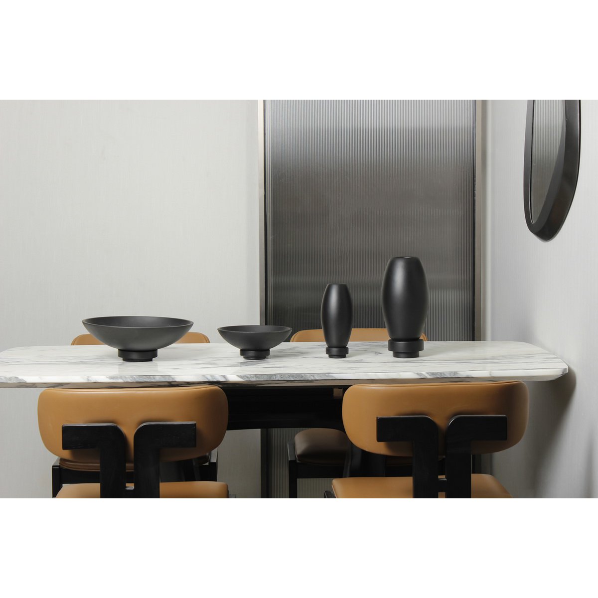 Grote Schaal Modern Design, van microcement, zwart, RUD12BK